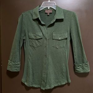 Fenn Wright Mason - Dark Green Blouse